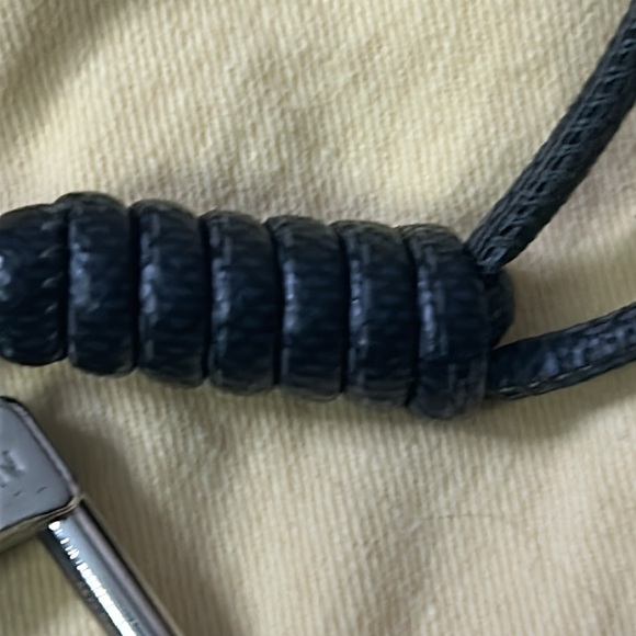 Louis Vuitton Damier Porte Cles black and silver keychain bag charm - Picture 11 of 14